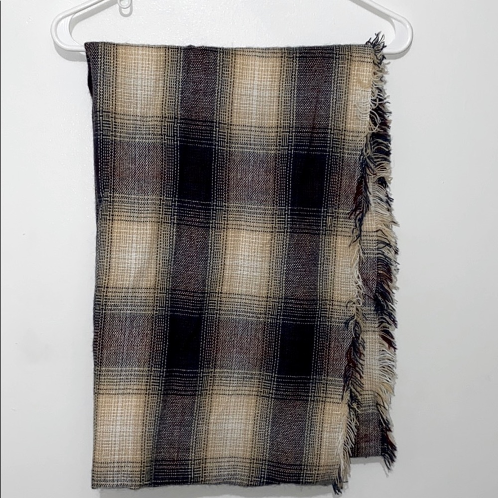 Flannel infinity scarf